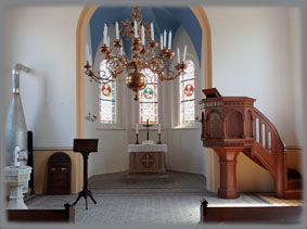Kirche Riesdorf Altarraum